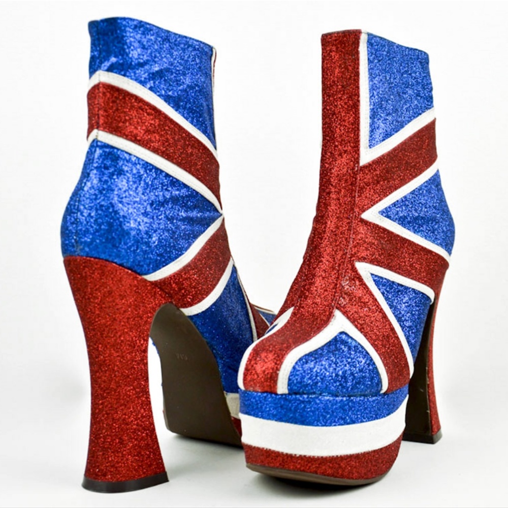 *Rare* Jeffrey Campbell Union Jack Platform Boots